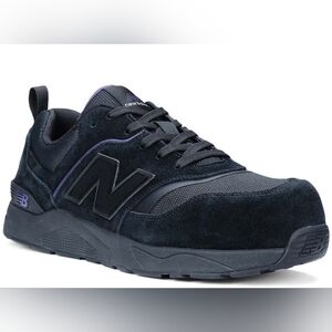 New Balance Women's Elite Lite SD10 Work Shoes - Black & Purple Composite Toe 10
